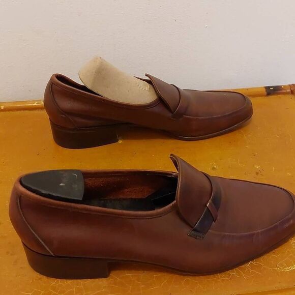Men, BALLY LEATHERS LOAFERS 54897 04 SIZE 7.5 M - Picture 3 of 14